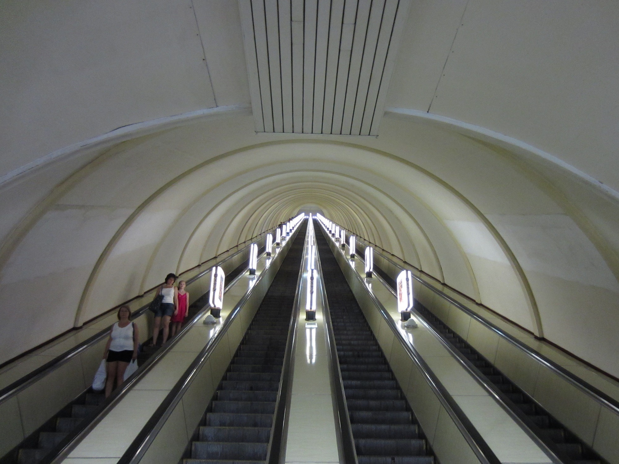 Inside the Kyiv Metro