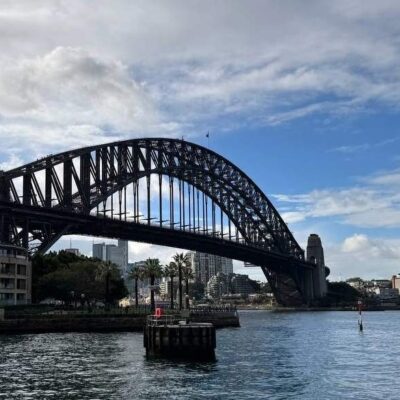 Arched bridge in Sydney