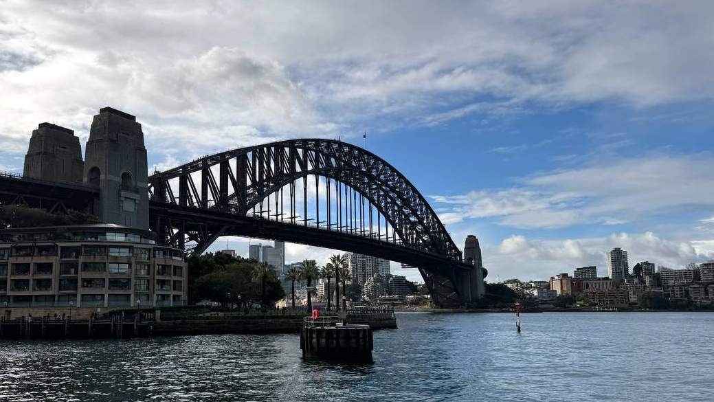 Arched bridge in Sydney