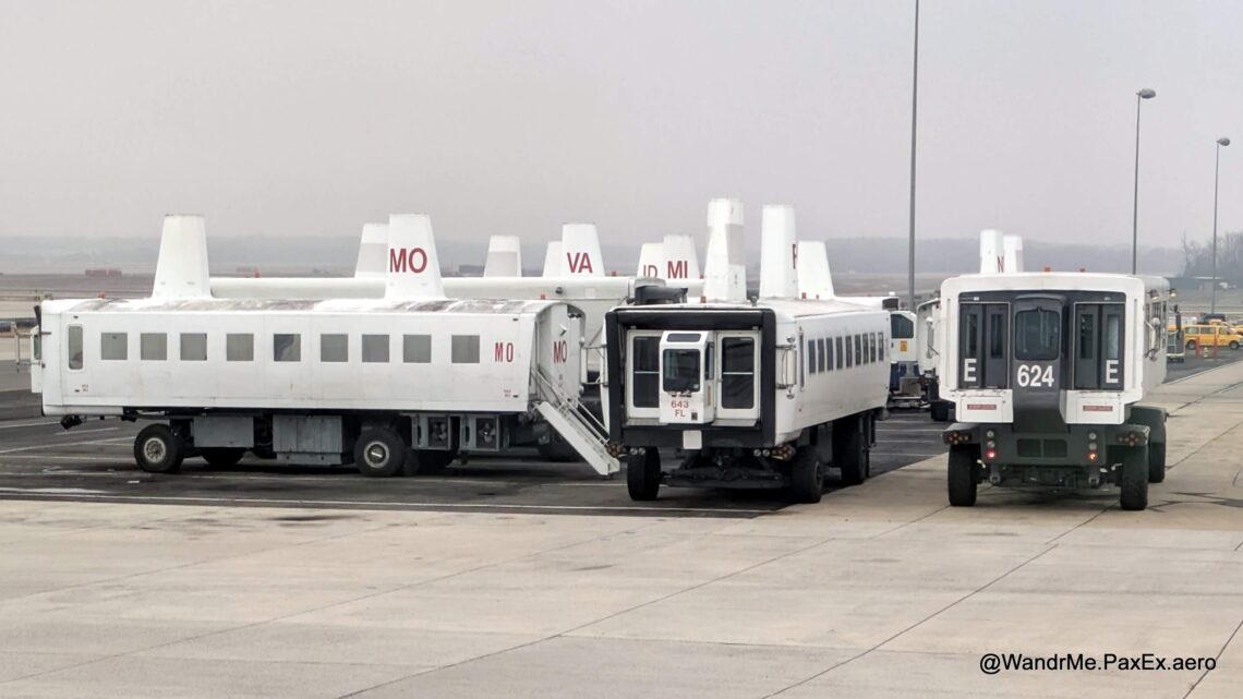 "moon buggy" transporters at Dulles airport